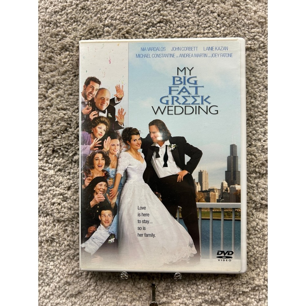 My Big Fat Greek Wedding DVD 2002 Nia Vardalos John Corbett Widescreen